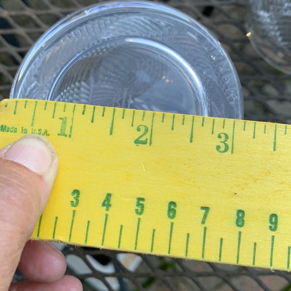 Pair of Ralph Lauren Leaded Crystal Double Old Fashioned Glasses - Argyle - Picture 7 of 15